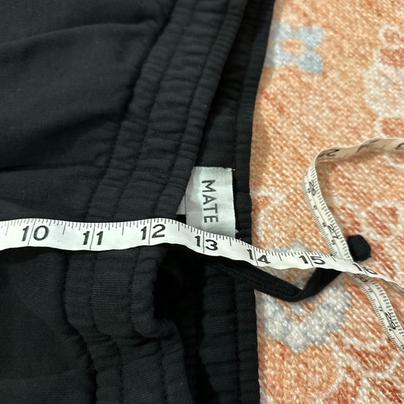 MATE the label Organic Fleece Relaxed Pocket Sweatpant in jet black size large - Picture 11 of 11